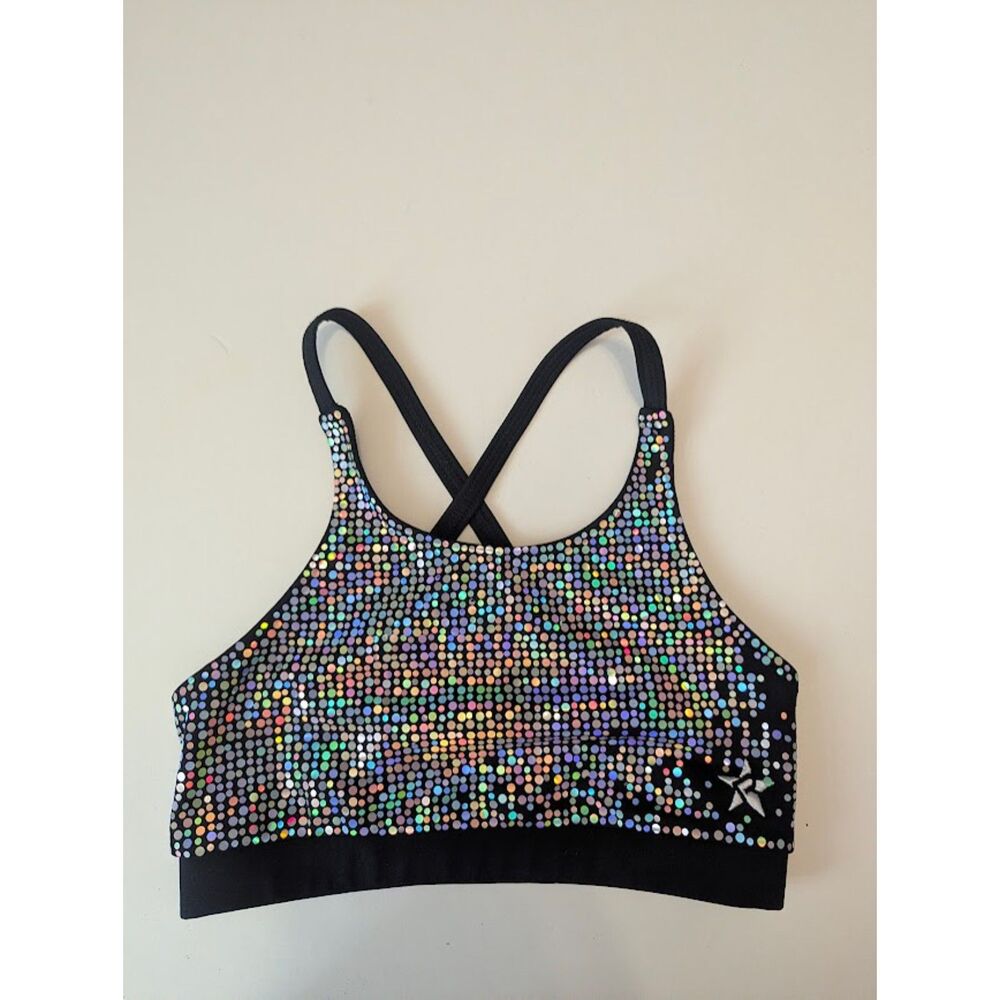 *Play Condition Rebel Athletic Spangle Couture Bra AXS cheer dance